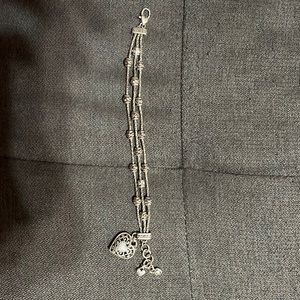 Brighton heart charm bracelet